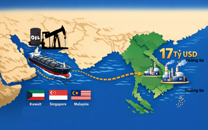 Căng thẳng Trung Đông: Ai đang cung cấp dầu thô, khí hóa lỏng lớn nhất cho Việt Nam? - Ảnh 1.
